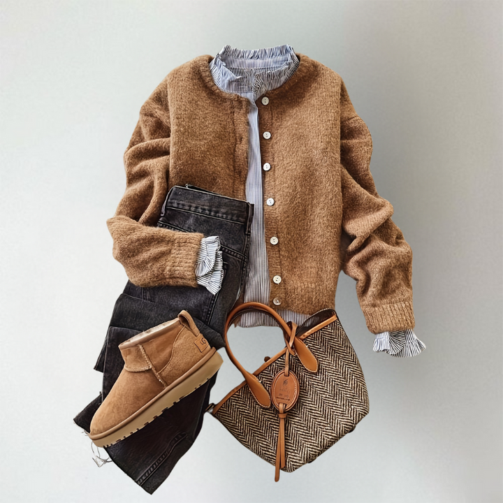 Alina Cozy Knit Cardigan