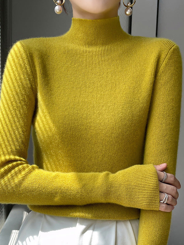 Adriana Soft-Knit Turtleneck Sweater