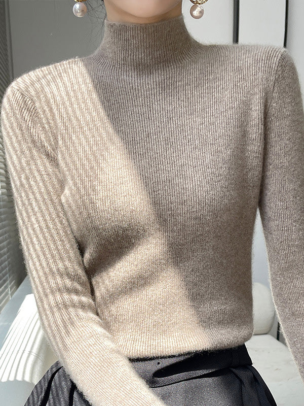 Adriana Soft-Knit Turtleneck Sweater