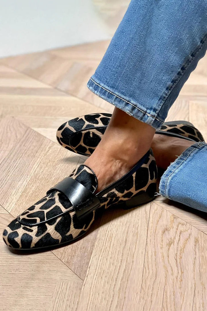 Elegant Animal-Print Loafer
