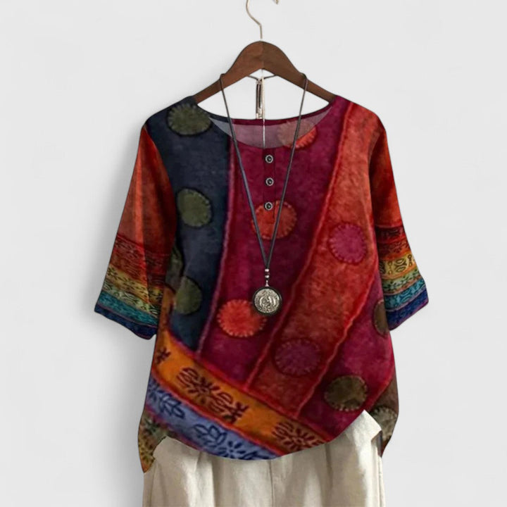 Harper Eclectic Bohemian Style Blouse