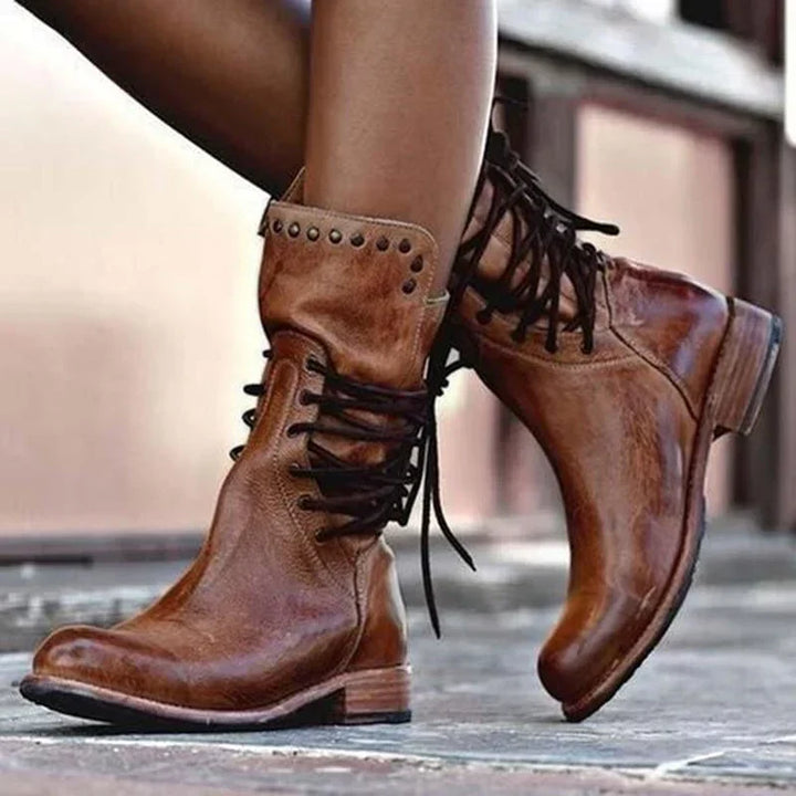 Chic Leather Ankle Boots