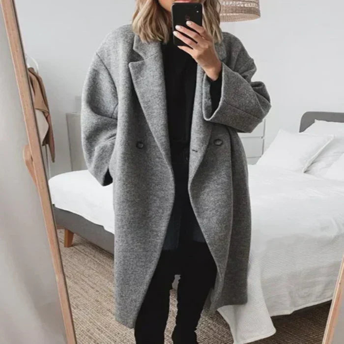 Layla Oversized Wool Overcoat