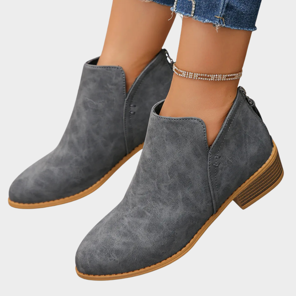 Oakley Ankle Boots with Low Heel