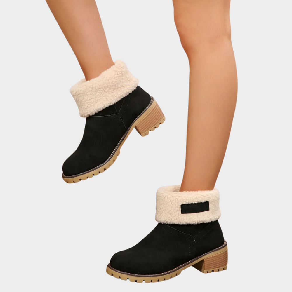 Brynn Stylish Mid-Heel Winter Boots