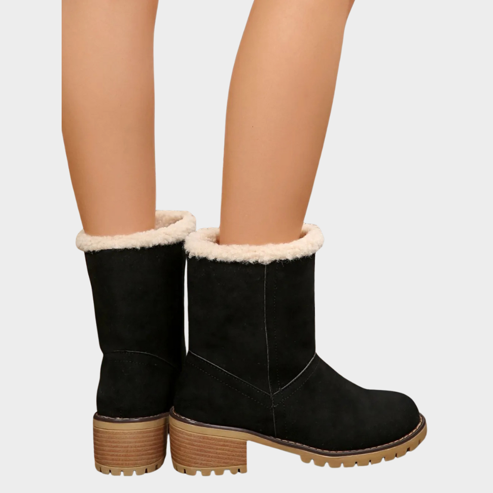 Brynn Stylish Mid-Heel Winter Boots