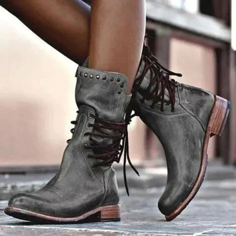 Chic Leather Ankle Boots