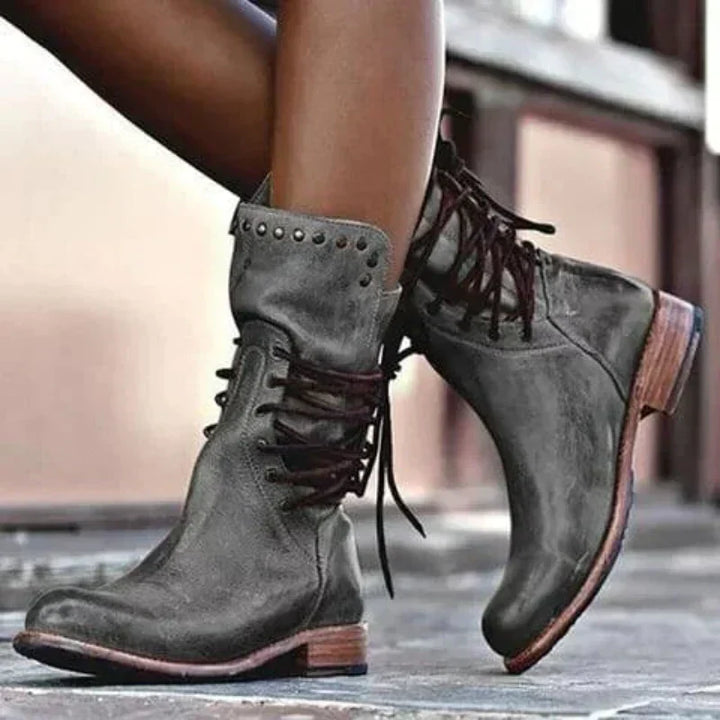 Chic Leather Ankle Boots