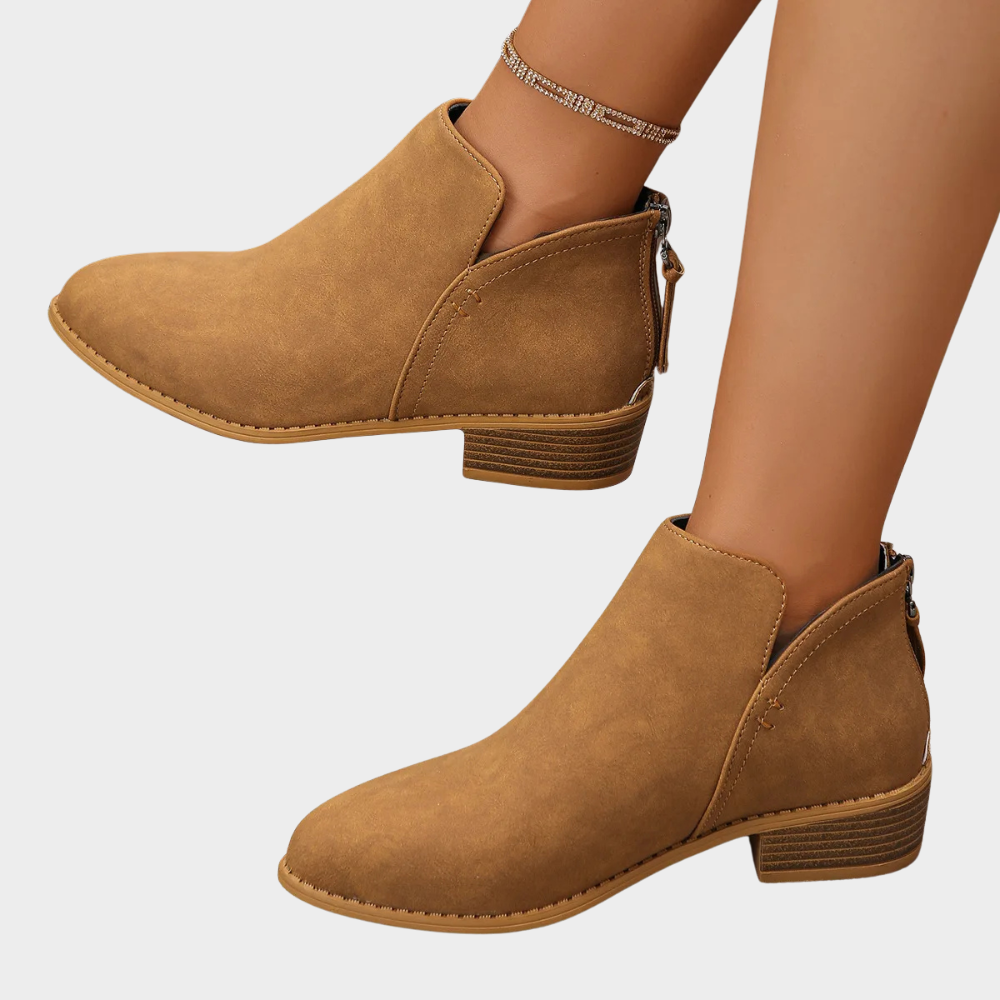 Oakley Ankle Boots with Low Heel