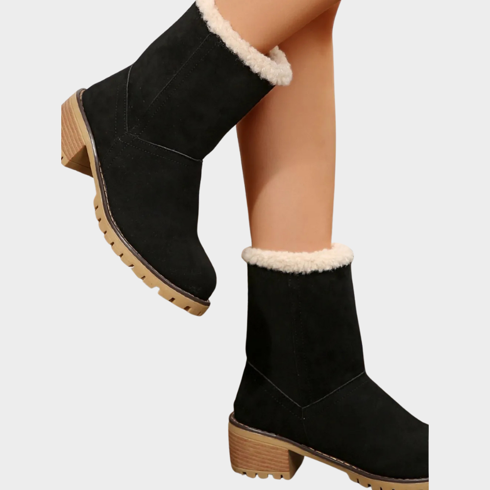 Brynn Stylish Mid-Heel Winter Boots