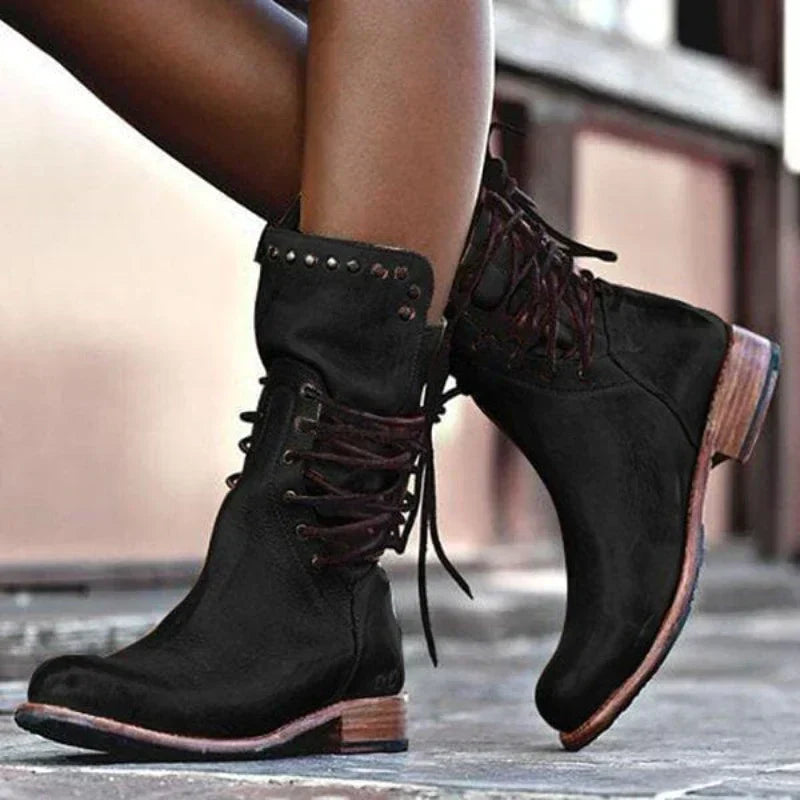 Chic Leather Ankle Boots