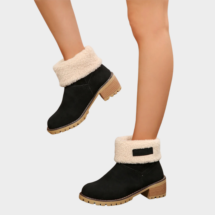 Brynn Stylish Mid-Heel Winter Boots