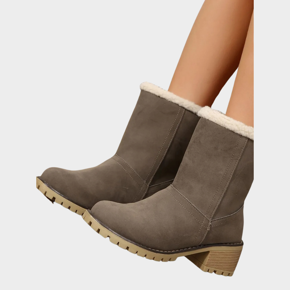 Brynn Stylish Mid-Heel Winter Boots