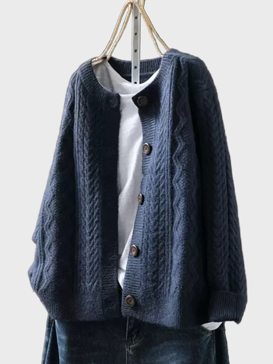 Solene Knitted Cable Cardigan