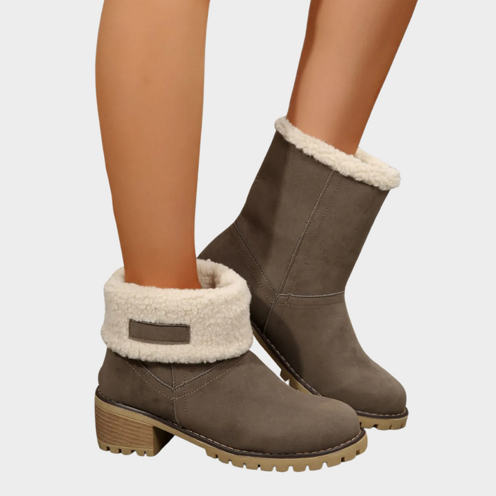 Brynn Stylish Mid-Heel Winter Boots