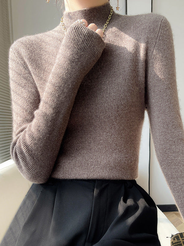 Adriana Soft-Knit Turtleneck Sweater