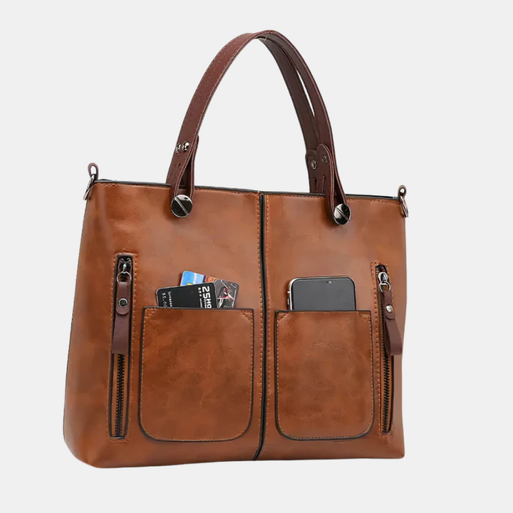 Gail Vintage Leather Crossbody Bag