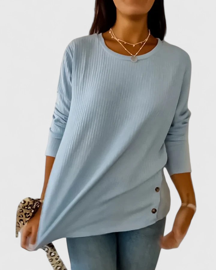 Riley Sophisticated Crew Neck Top