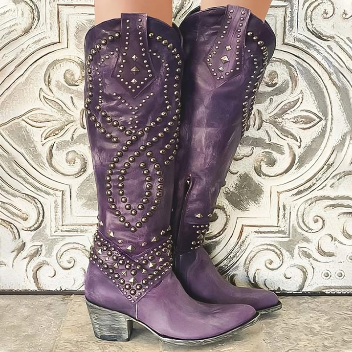 Knee-High Western Boots