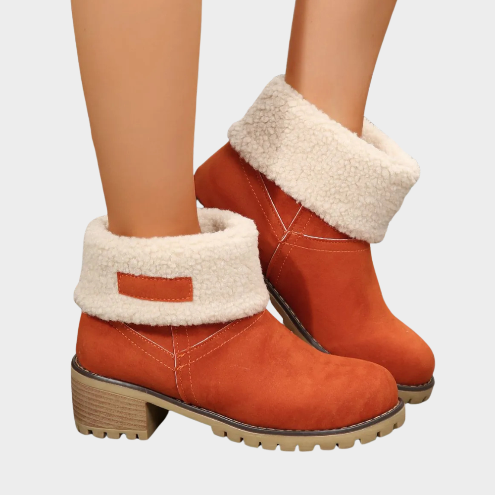 Brynn Stylish Mid-Heel Winter Boots