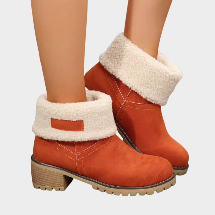 Brynn Stylish Mid-Heel Winter Boots