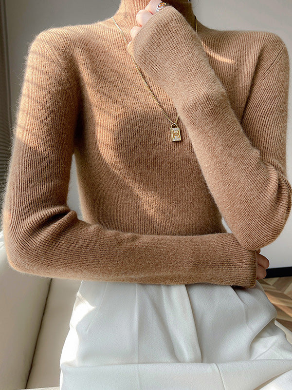 Adriana Soft-Knit Turtleneck Sweater