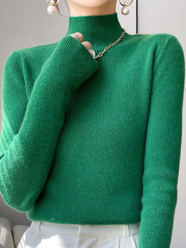Adriana Soft-Knit Turtleneck Sweater