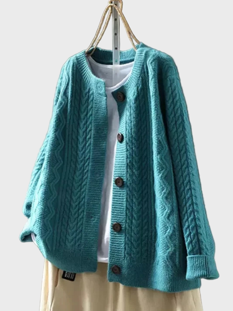 Solene Knitted Cable Cardigan