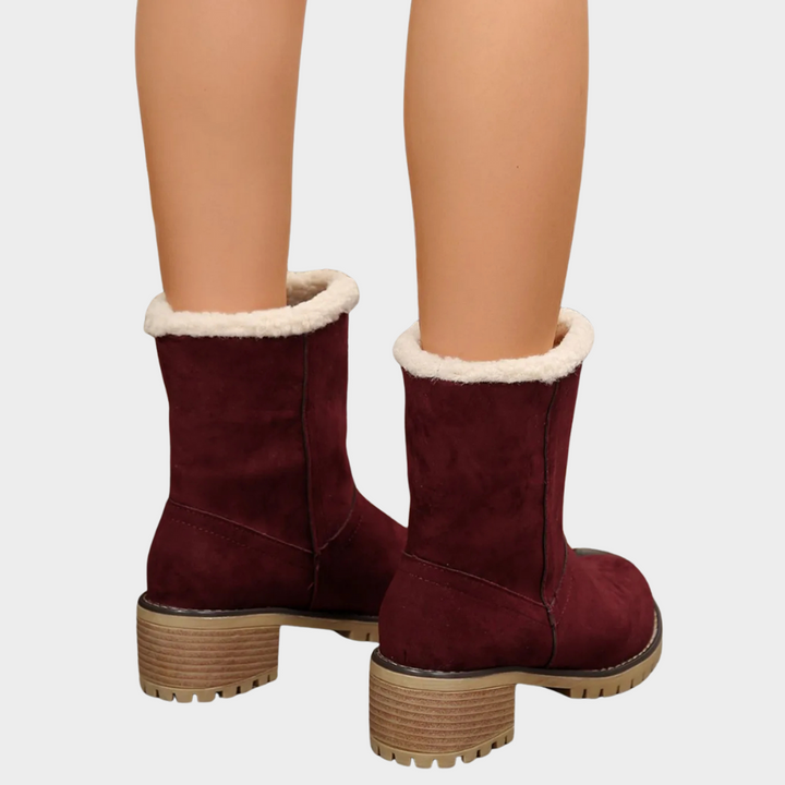 Brynn Stylish Mid-Heel Winter Boots