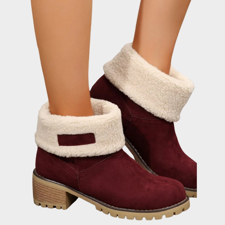 Brynn Stylish Mid-Heel Winter Boots