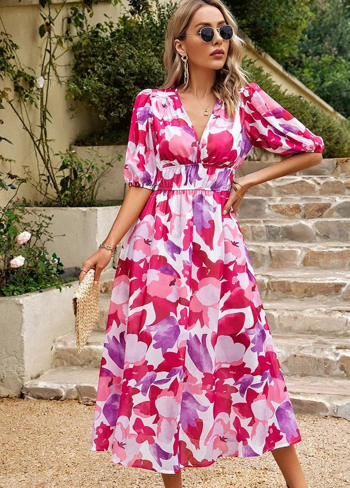 Allison Graceful Floral Dress