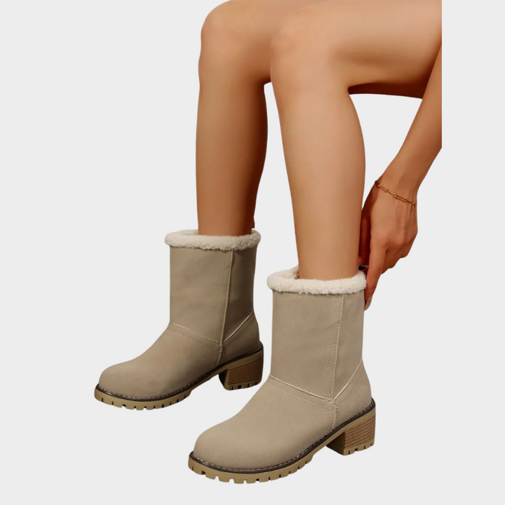 Brynn Stylish Mid-Heel Winter Boots