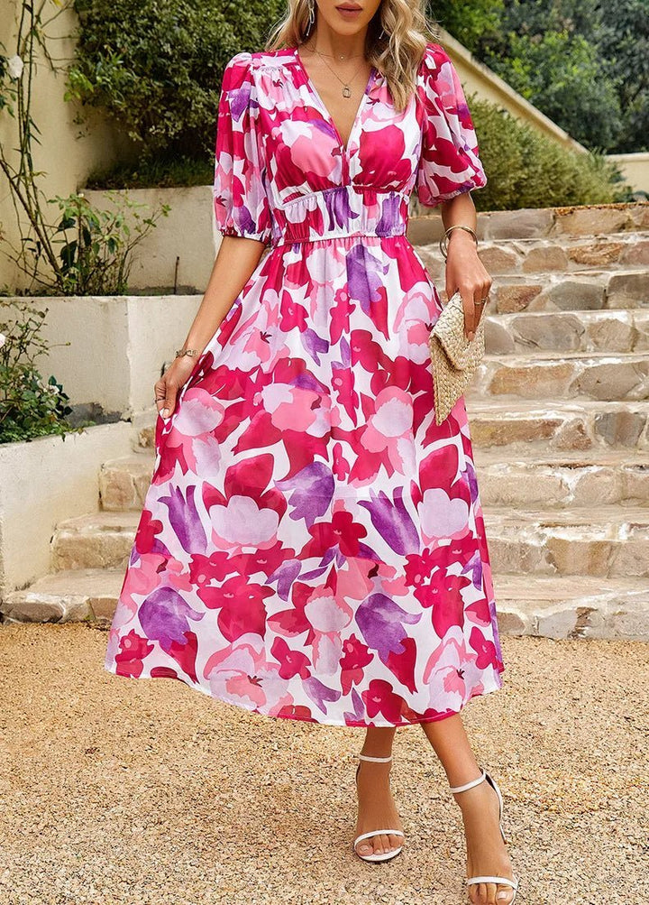Allison Graceful Floral Dress