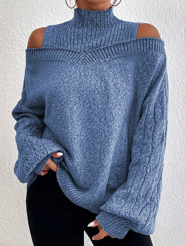 Bonnie Off-the-Shoulder Cutout Sweater