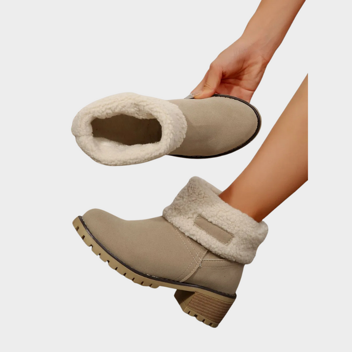 Brynn Stylish Mid-Heel Winter Boots