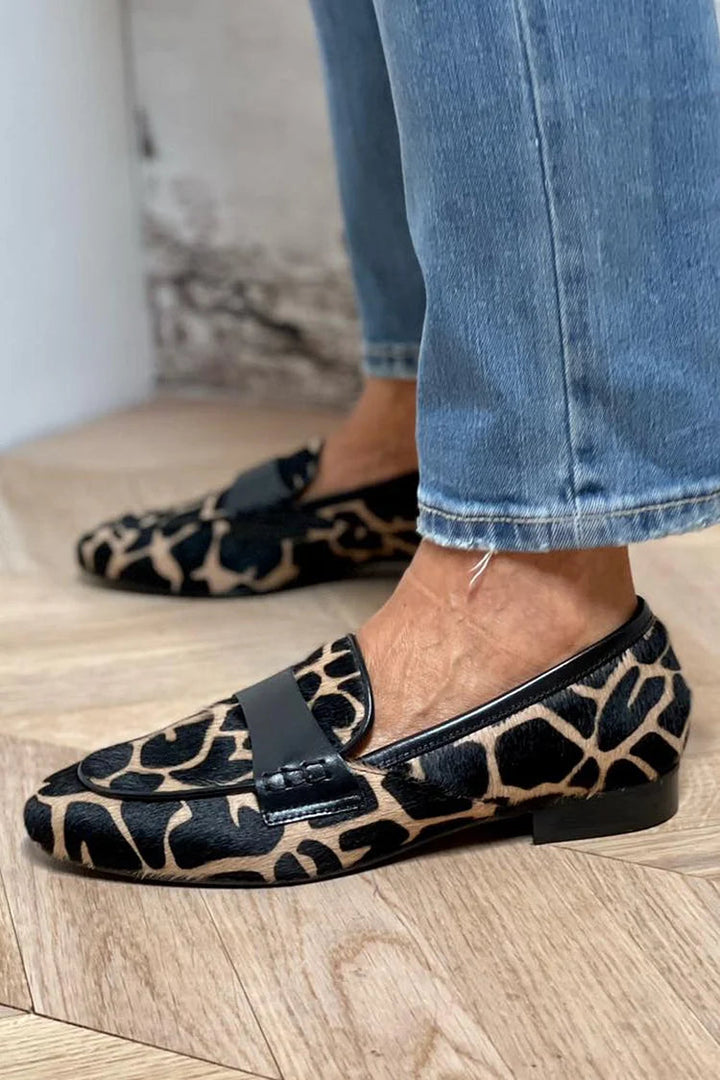 Elegant Animal-Print Loafer