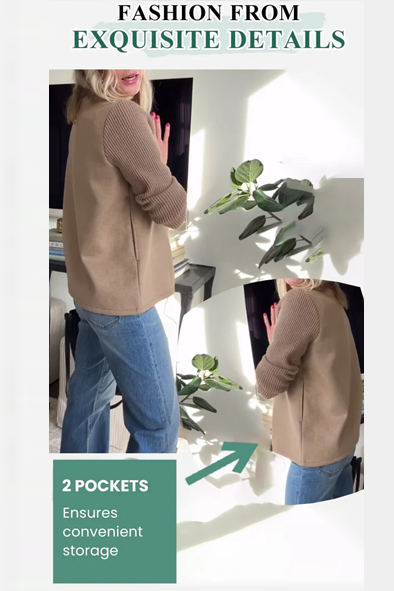 Alesia Casual Button-Front Blazer