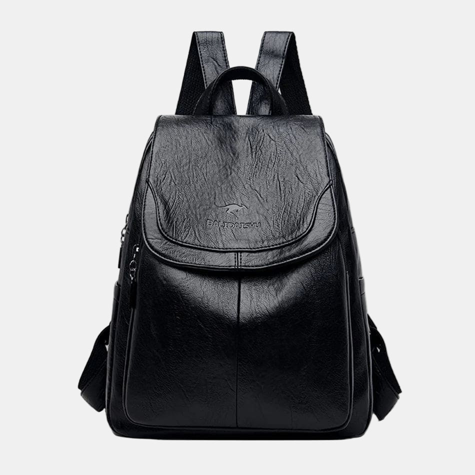 Isabella Anti-Theft Leather Backpack