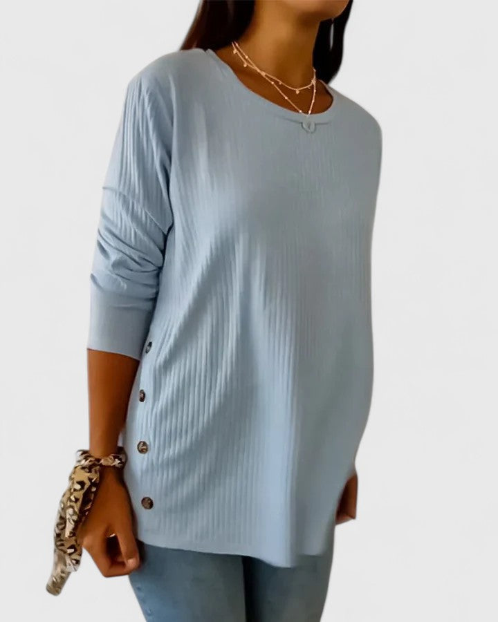 Riley Sophisticated Crew Neck Top