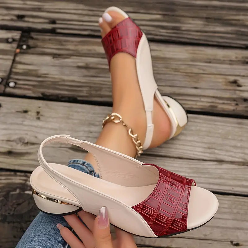 Whitney Elegant Orthopedic Leather Sandals