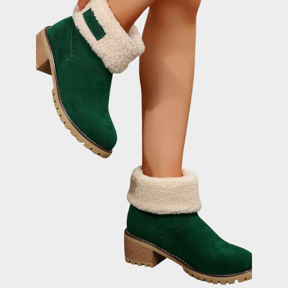 Brynn Stylish Mid-Heel Winter Boots