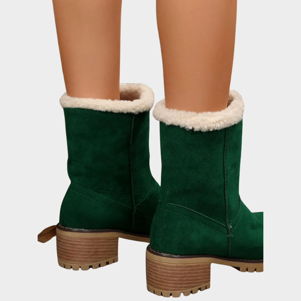 Brynn Stylish Mid-Heel Winter Boots