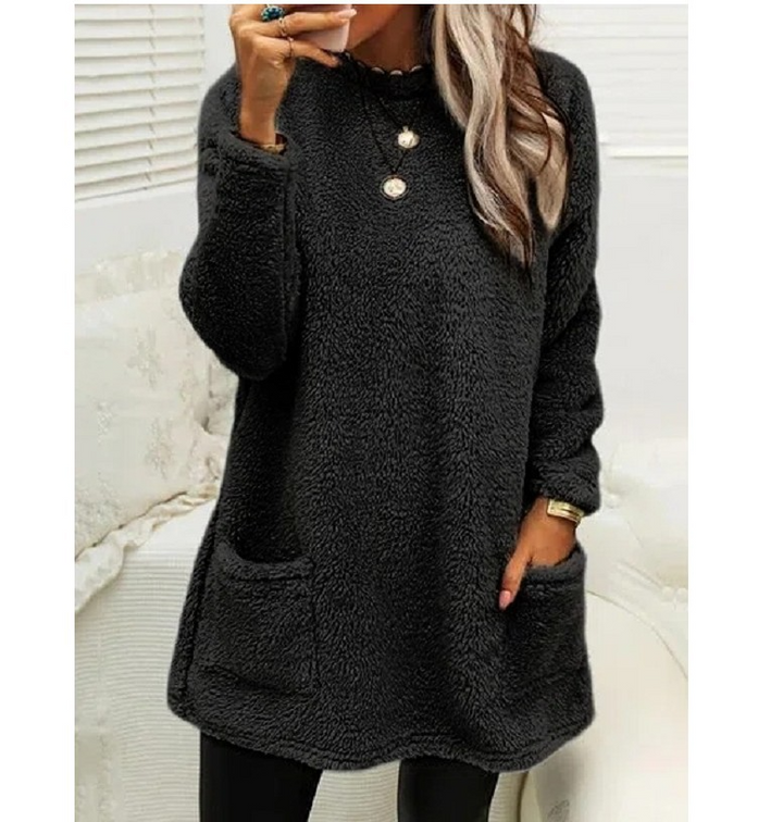 Lucy Long Fleece Pullover Sweater