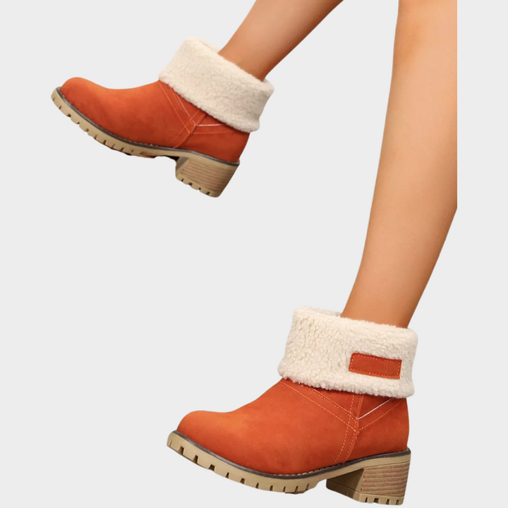 Brynn Stylish Mid-Heel Winter Boots