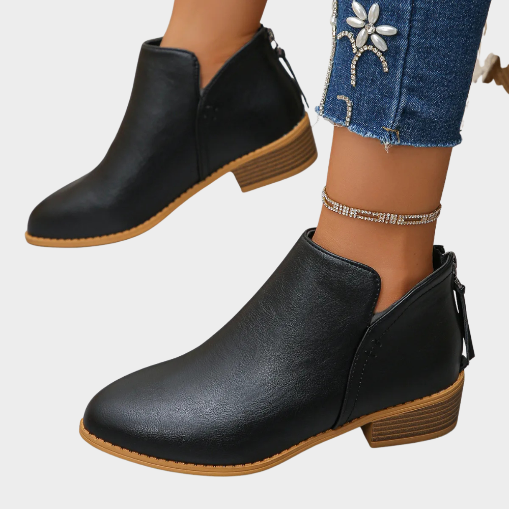 Oakley Ankle Boots with Low Heel