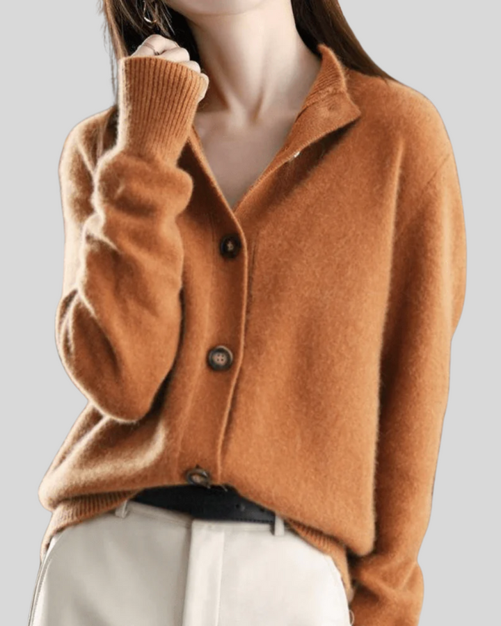 Claire Vintage-Inspired Cashmere Cardigan