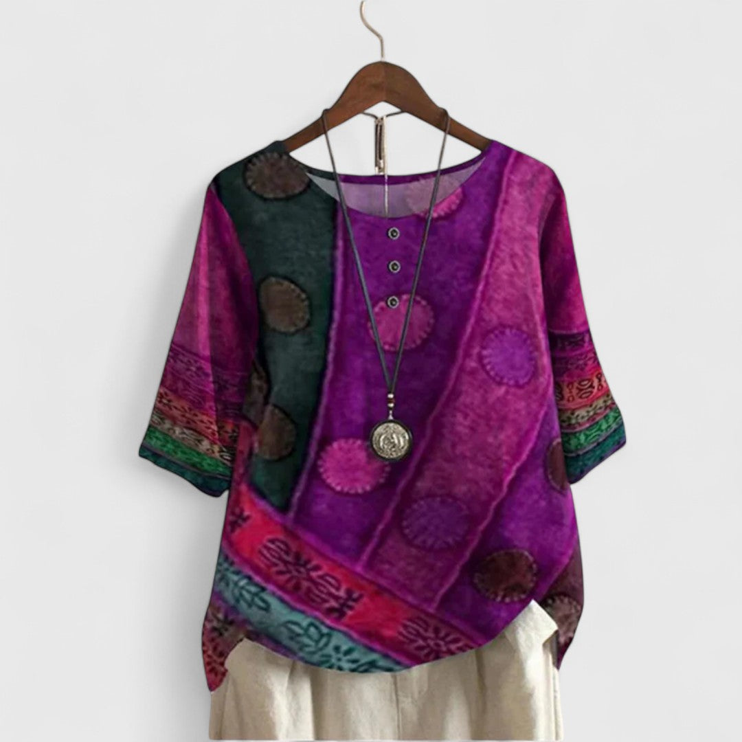 Harper Eclectic Bohemian Style Blouse