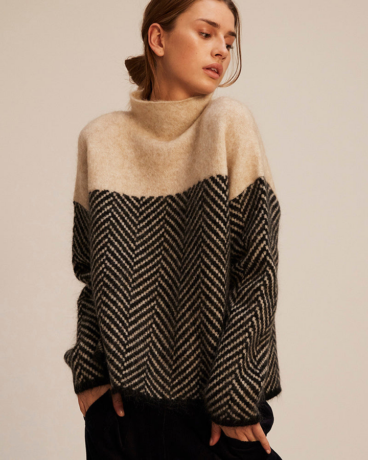 Norah Cozy Cotton Turtleneck Knit