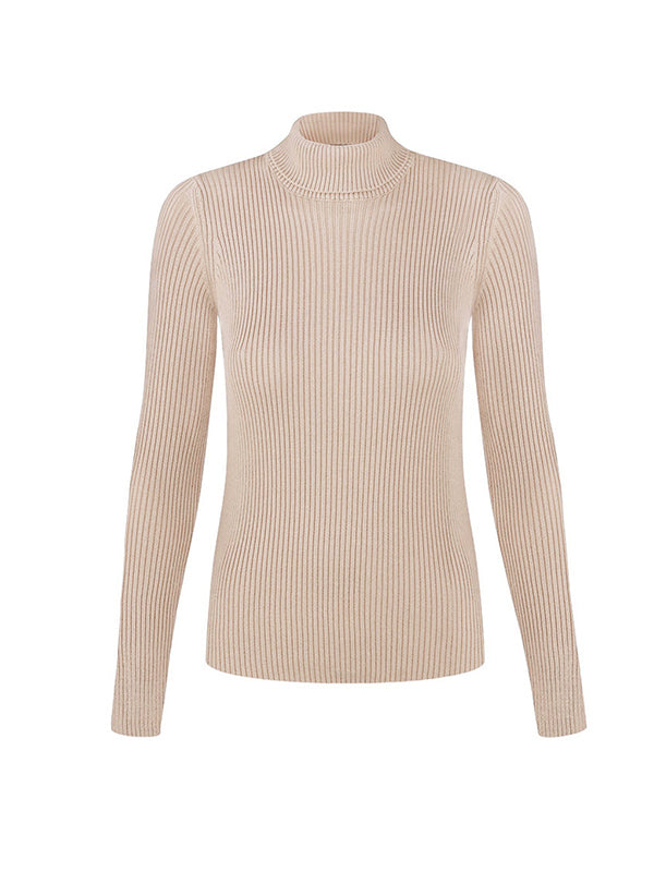 Celeste Ribbed Turtleneck Sweater