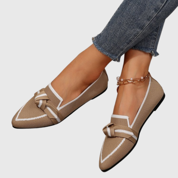 Mirella Cozy Knotted Loafers